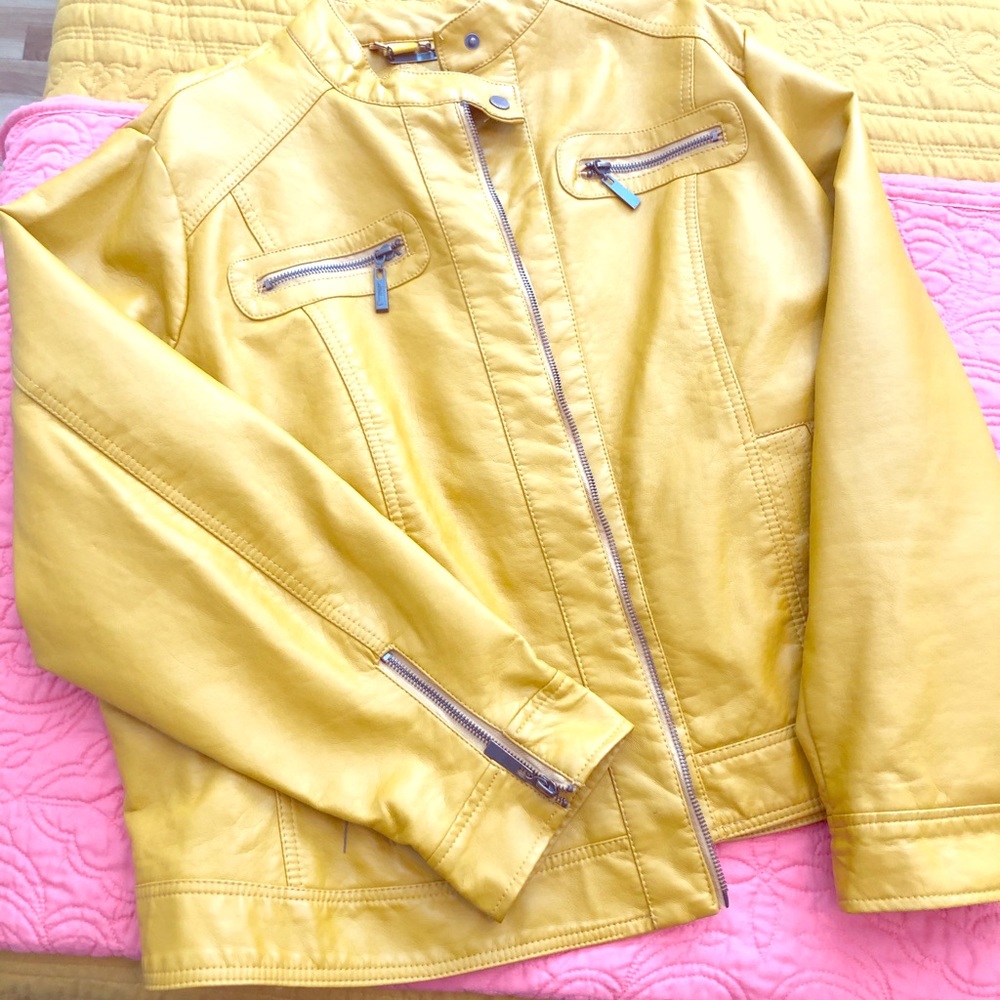 Faux Leather Jacket